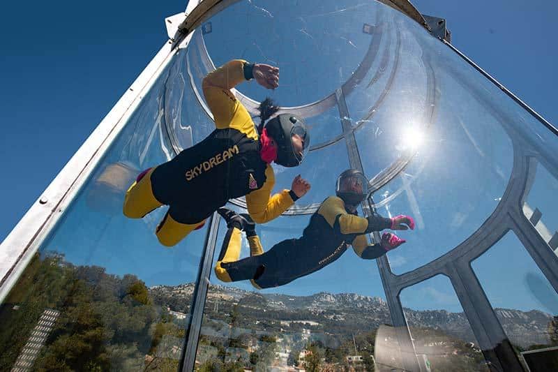 Où trouver un simulateur de chute libre